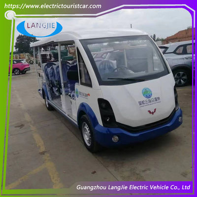 Klub samochodu precedent Golf Cart Niebieski / Biały 14 pasażerów Gas Tour Bus dla społeczności mieszkalnej