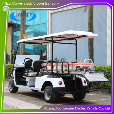 Resort Electric Utility Golf Cart 2 miejsc + 1 łóżko Elektryczny samochód z górnym światłem dla lotniska