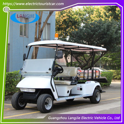 Resort Electric Utility Golf Cart 2 miejsc + 1 łóżko Elektryczny samochód z górnym światłem dla lotniska