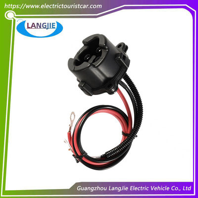Golf Cart Electrical DC Socket 48V Yamaha Czarny okrągły kabel ładowania