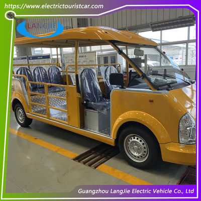 ISO Approved Electric Sightseeing Car 48V Free Konserwacja akumulatora Elektryczny samochód osobowy