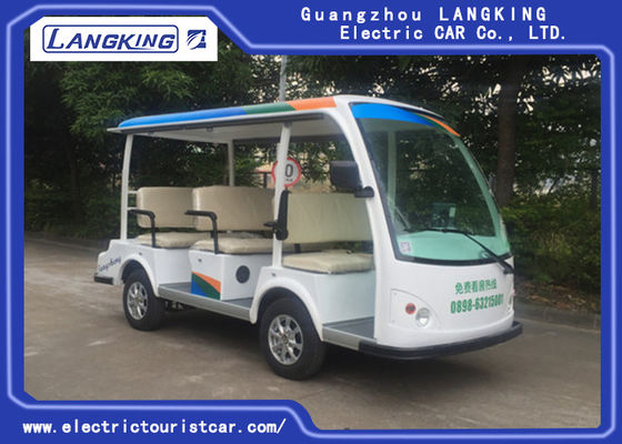 8 miejsc Blue Eco Friendly Electric Tourist Car High Frequency Onboard Charger