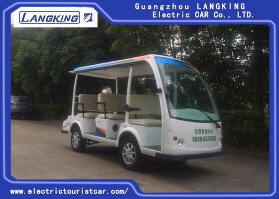 8 miejsc Blue Eco Friendly Electric Tourist Car High Frequency Onboard Charger