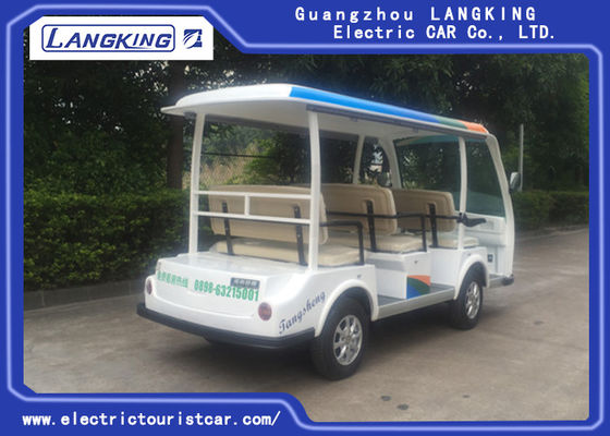 8 miejsc Blue Eco Friendly Electric Tourist Car High Frequency Onboard Charger