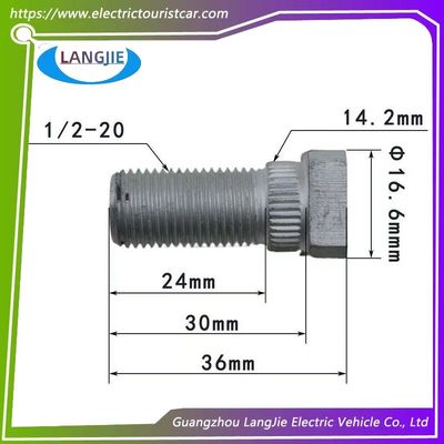 Części do śrub i nakrętek do opon wózków golfowych EZGO, style z okrągłą i kwadratową główką