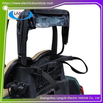 Dobra cena. EZGO Four Wheel Golf Cart Black PVC Rain Cover Foldable w Internecie
