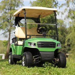 Dobra cena. 2-osobowy wózek golfowy elektryczny 48V z silnikiem AC i możliwością podjazdu pod wzniesienie 30% na pola golfowe online
