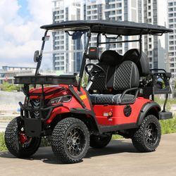 Dobra cena. New Model Electric Golf Cart with 14-inch Wheels Q235 Chassis and 10-inch Display for Comfort Driving w Internecie