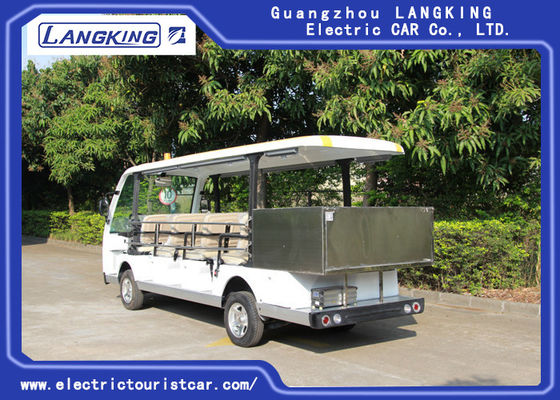 14 Seater Electric Sightseeing Bus, samochód z napędem elektrycznym 72 vz ogrodzonym bagażnikiem