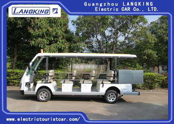 14 Seater Electric Sightseeing Bus, samochód z napędem elektrycznym 72 vz ogrodzonym bagażnikiem