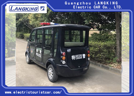 Black 6 Seater Electric Patrol Car 18% zdolności do wspinaczki Obciążenie modelu X065